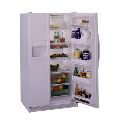 GE® 25.2 Cu. Ft. Side-By-Side Refrigerator with Dispenser