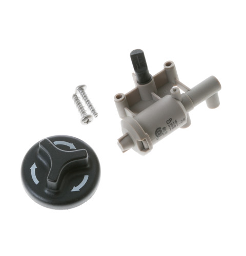 Gas range surface burner igniter kit, includes screws and knob