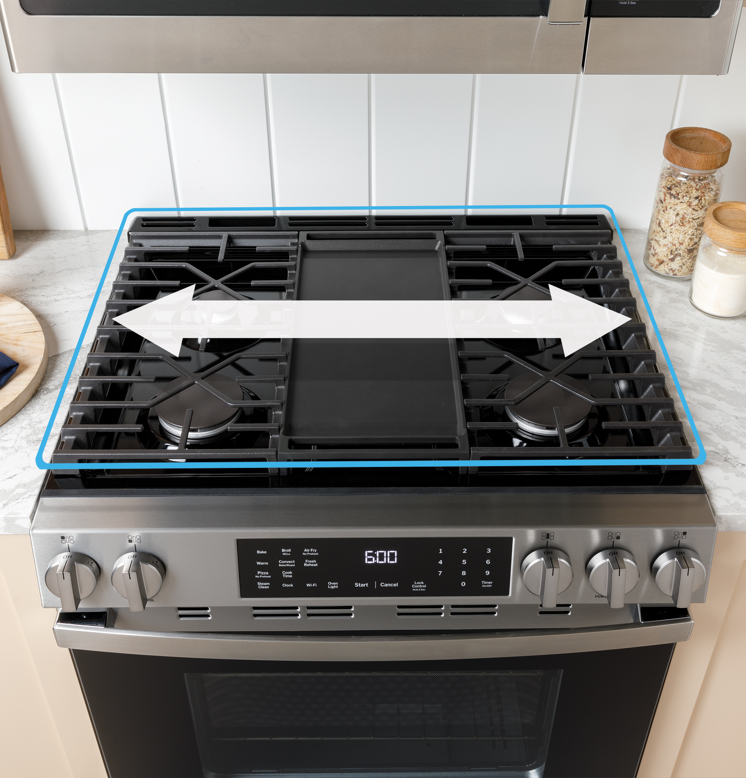 Edge-to-Edge Cooktop