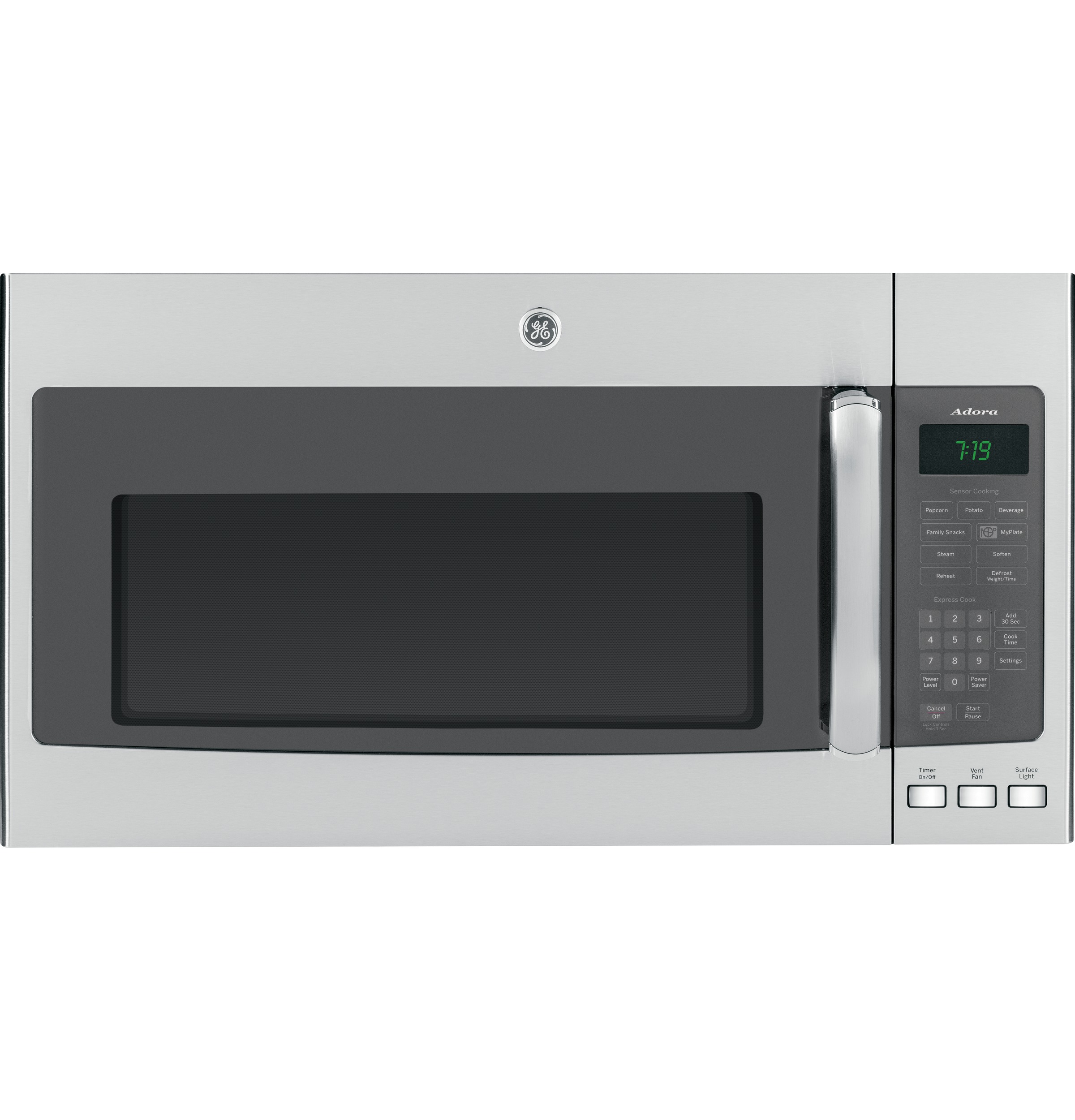 Adora series by GE® 1.9 Cu. Ft. Over-the-Range Sensor Microwave Oven