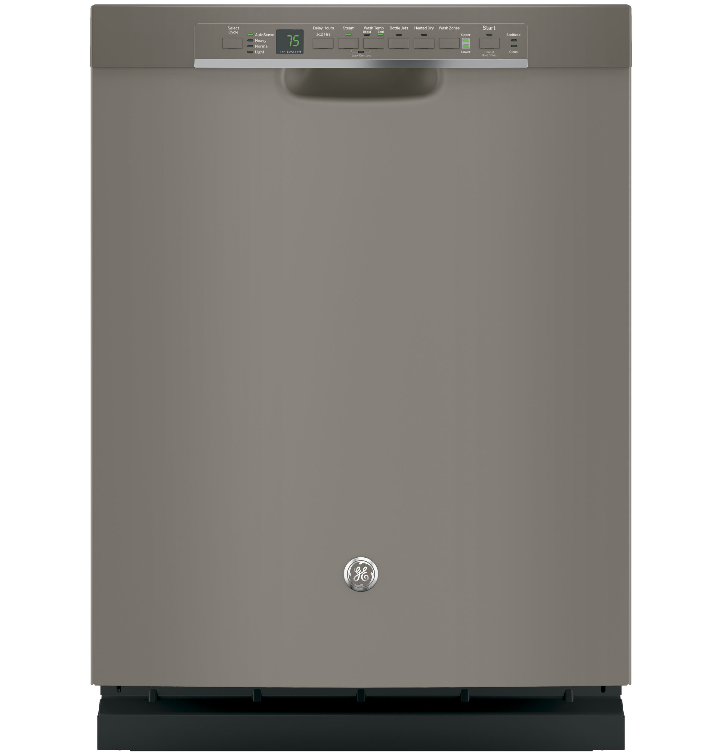 GE® Stainless Steel Interior Dishwasher with Front Controls