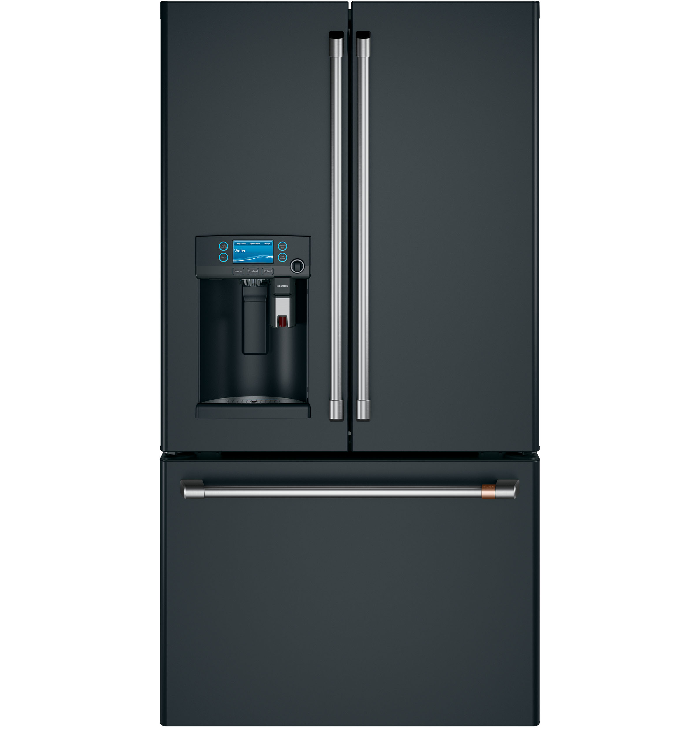 Café™ ENERGY STAR® 22.1 Cu. Ft. Counter-Depth French-Door Refrigerator with Keurig® K-Cup® Brewing System
