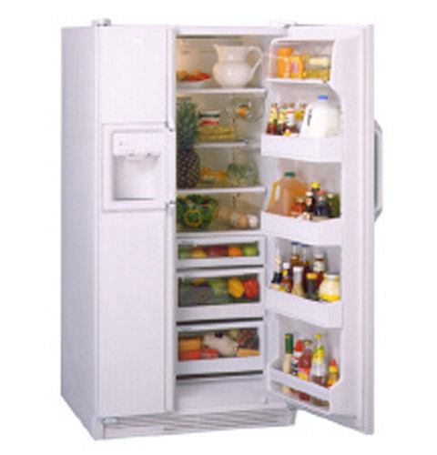 GE Profile™ 21.6 Cu. Ft. Capacity Side by Side Refrigerator with LightTouch! Dispenser