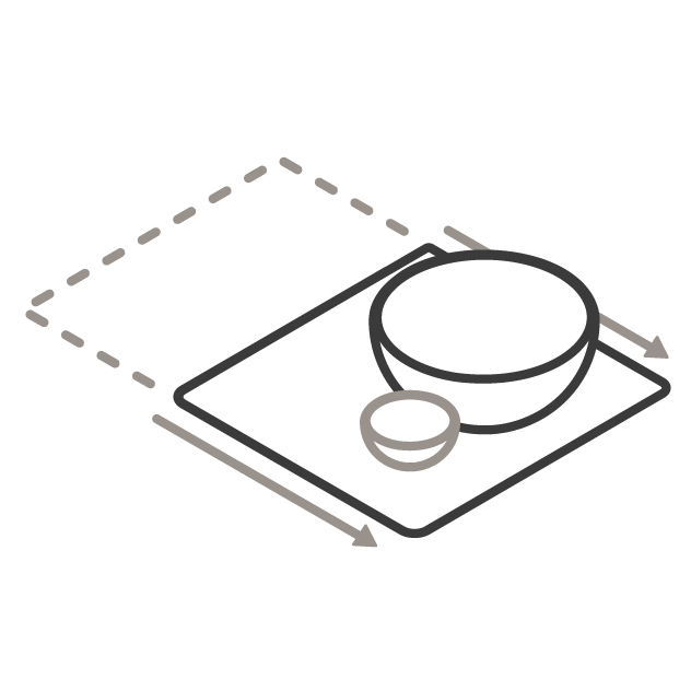 Adjustable slide-out, spillproof glass shelves