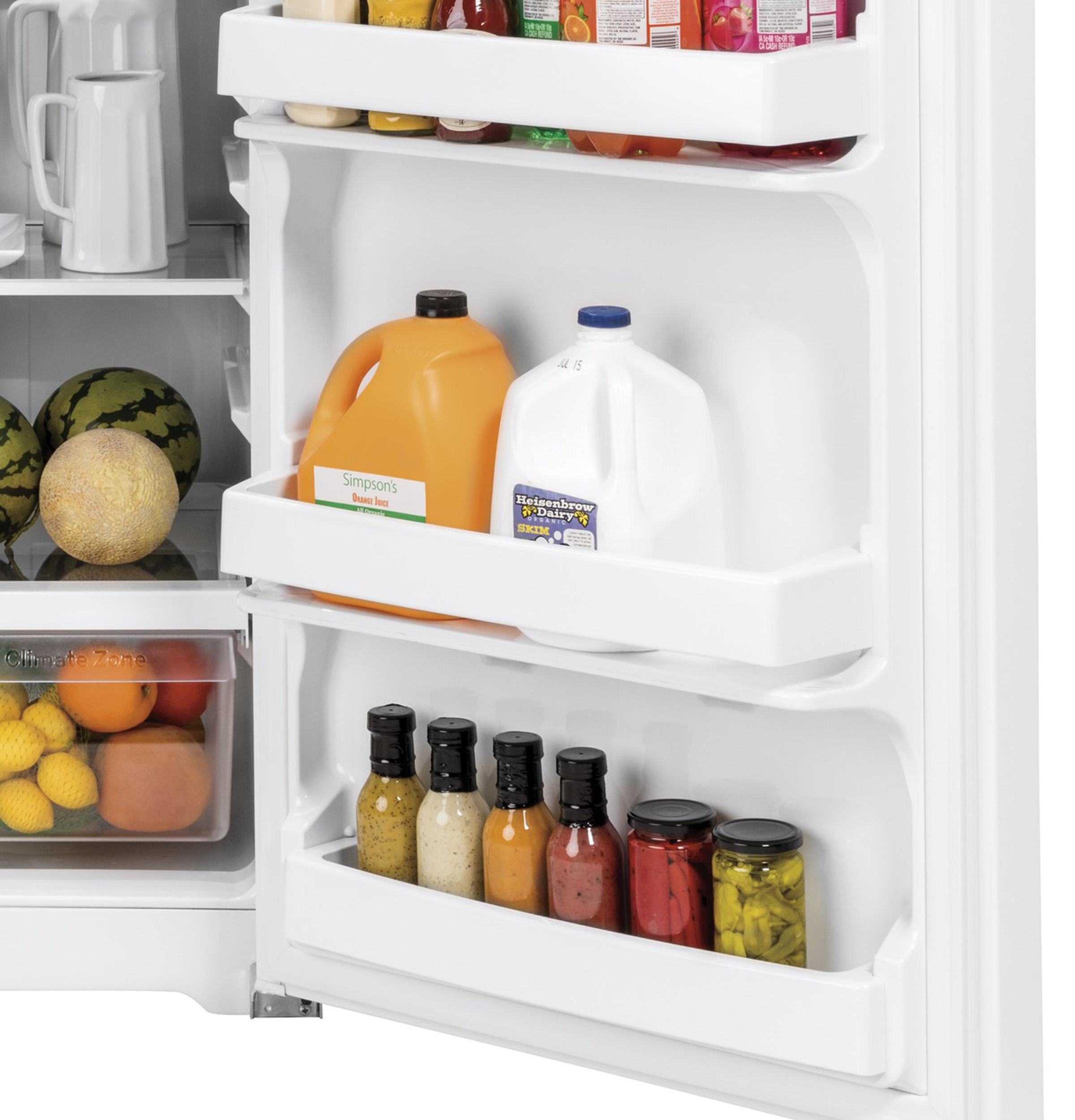 Gallon door storage bins