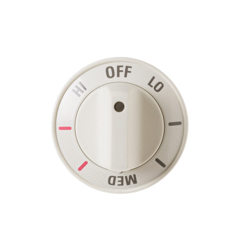 Range Burner Control Knob, Bisque