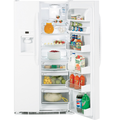 GE® ENERGY STAR® 25.4 Cu. Ft. Side-By-Side Refrigerator with Dispenser