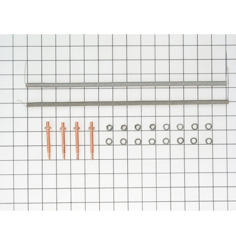 Dryer heating element kit, 2 coils and hardware, 240 V