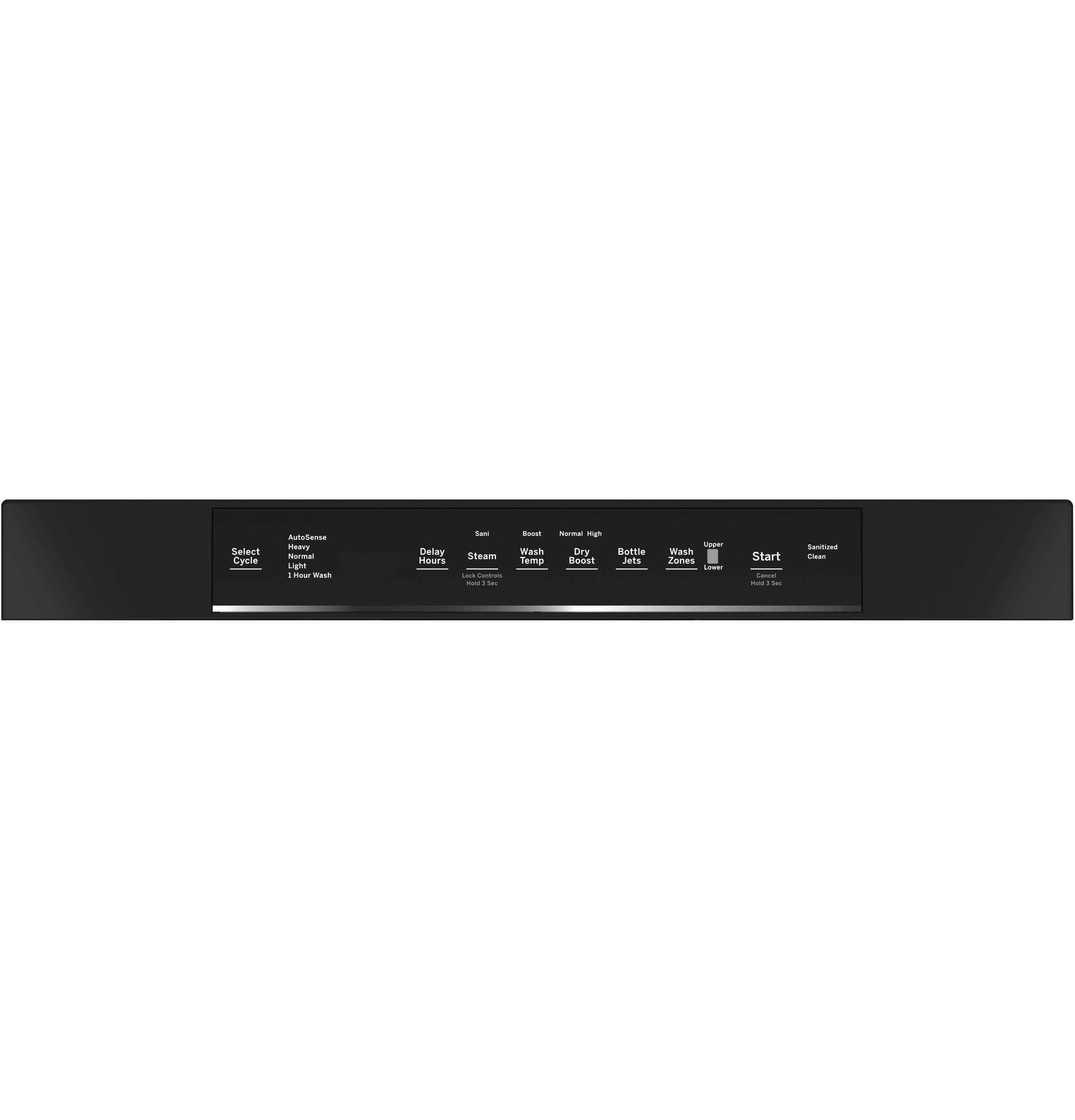 GE® Front Control with Stainless Steel Interior Dishwasher with Sanitize Cycle & Dry Boost