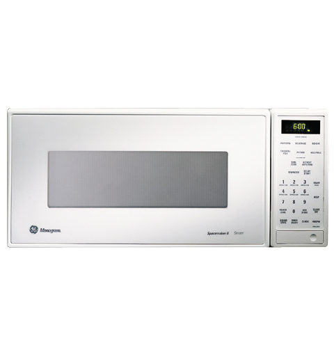 GE Monogram® White  Compact Microwave Oven with Sensor Cooking Controls