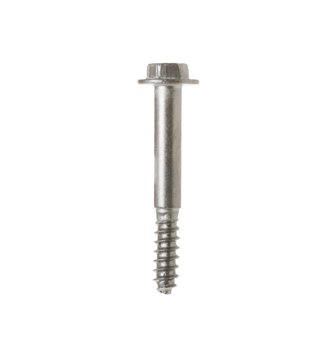 Size 8-18, stainless steel screw, hex head.  Approximately 1 1/2