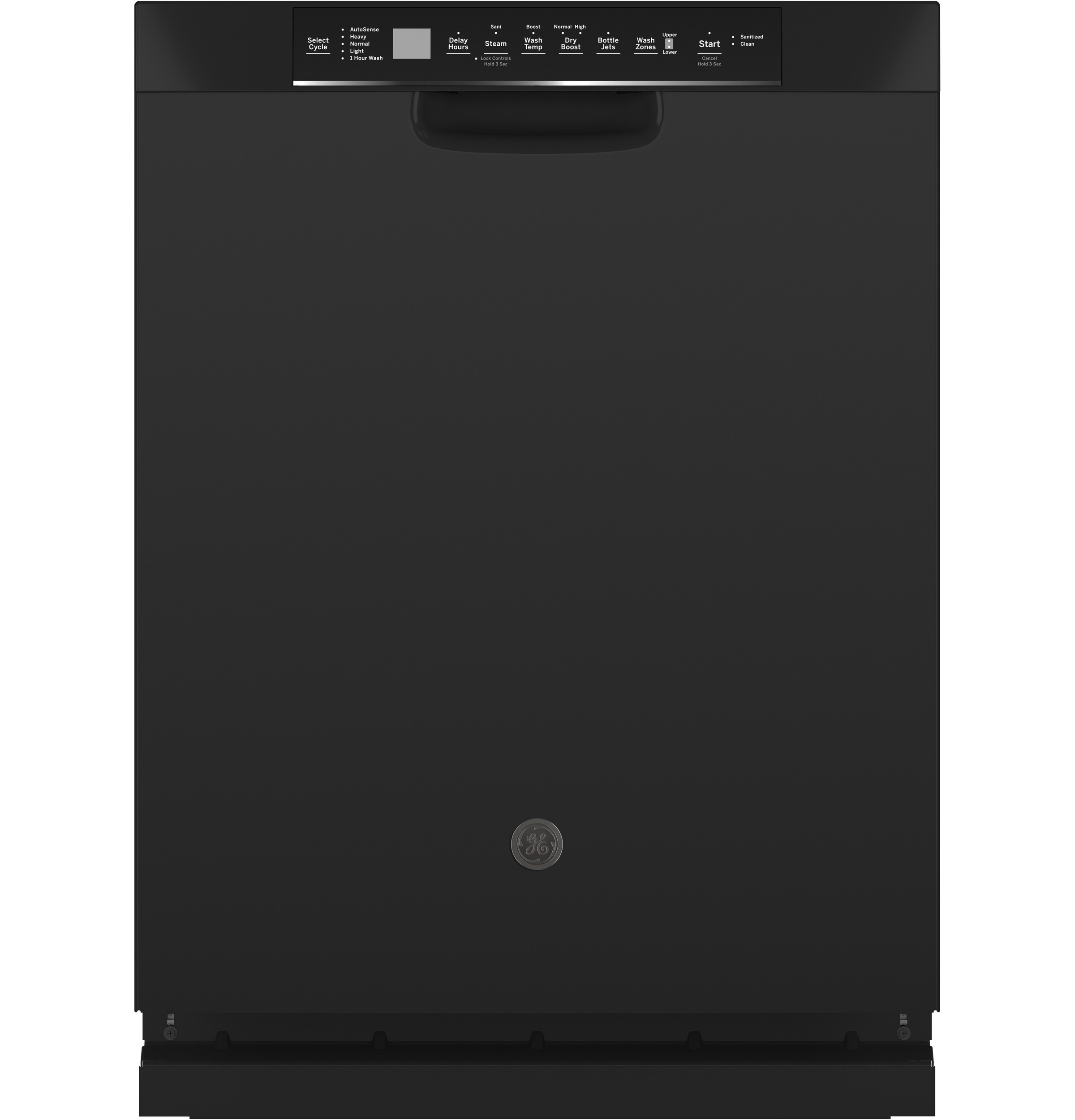 GE® Front Control with Stainless Steel Interior Dishwasher with Sanitize Cycle & Dry Boost