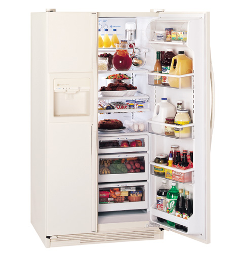 GE Profile Performance™ 25.6 Cu. Ft. Side-by-Side Refrigerator with Dispenser and Water By Culligan™