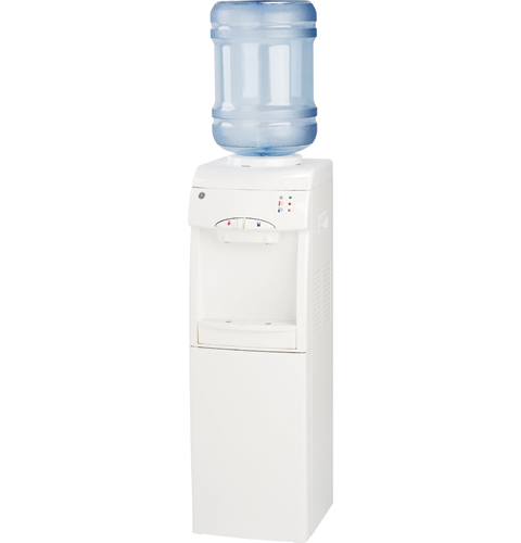 GE® Hot and Cold Free-Standing Water Dispenser with Integrated Refreshment Chiller