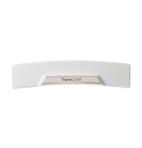 Refrigerator diverter and badge assembly