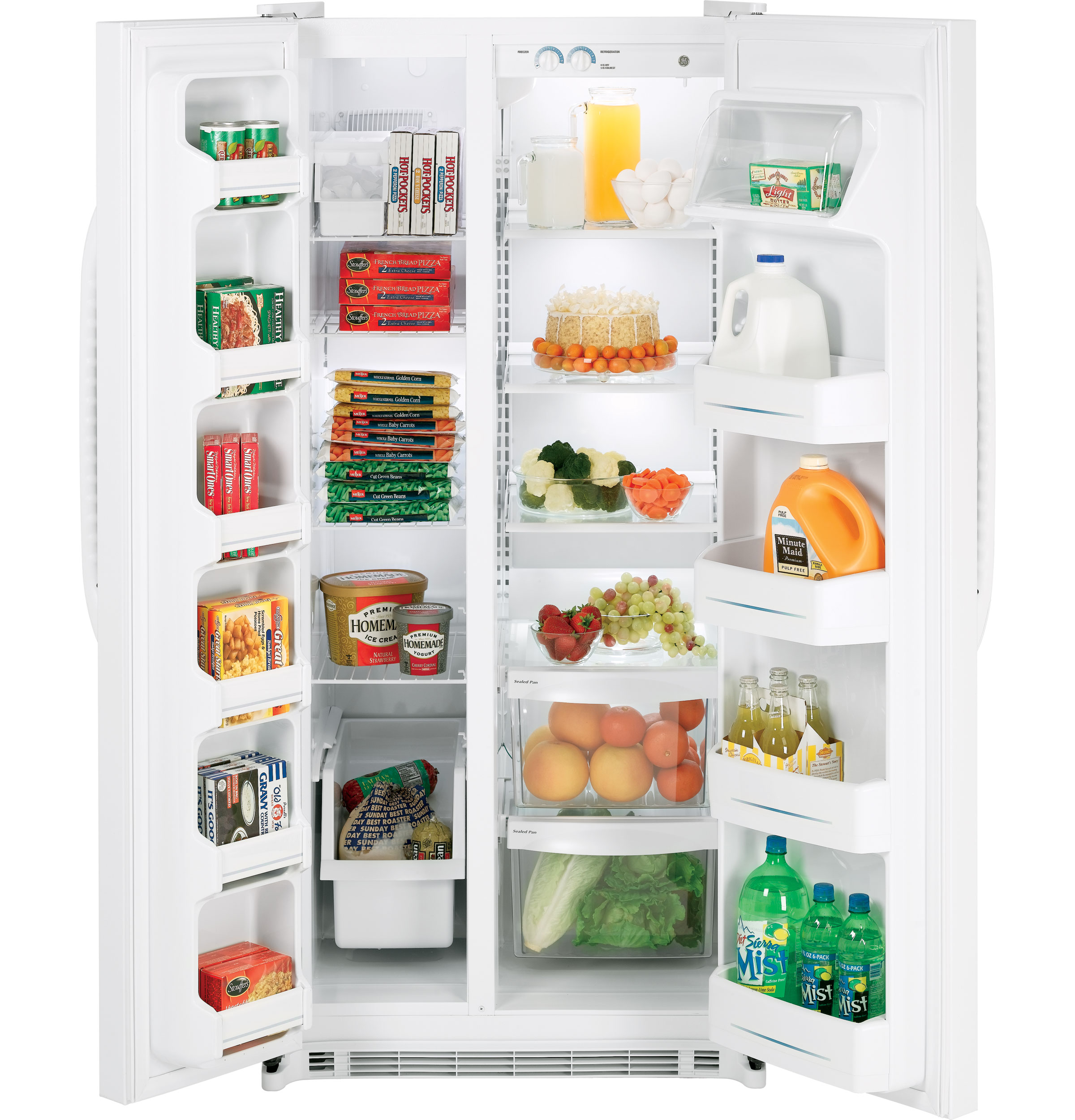 GE® 21.9 Cu. Ft. Side-By-Side Refrigerator