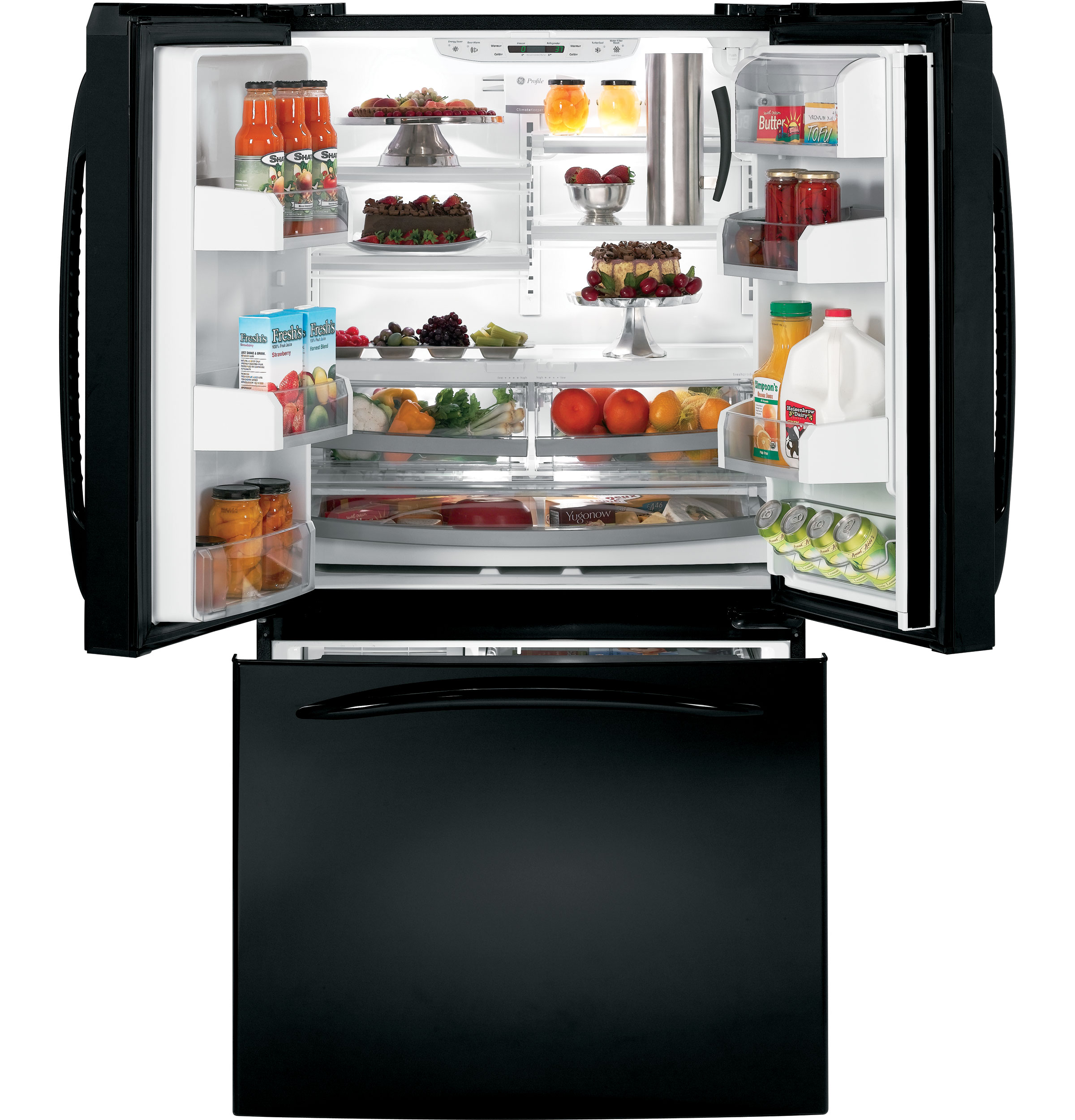 GE Profile™ ENERGY STAR® 20.8 Cu. Ft. French-Door Refrigerator with Icemaker
