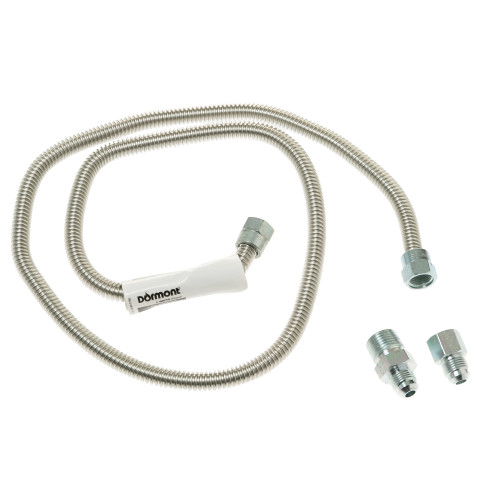 1/2 MIP X 3/8 FIP Stainless Steel Gas Connector