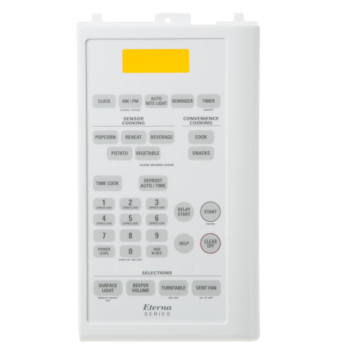 MICROWAVE CONTROL PANEL - WHITE