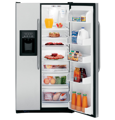 GE 25.4 Cu. Ft. Stainless Side-by-Side Refrigerator