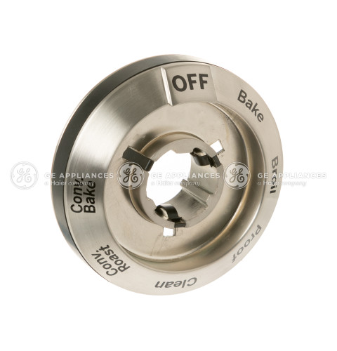 Brushed Stainless Steel Oven Knob Bezel