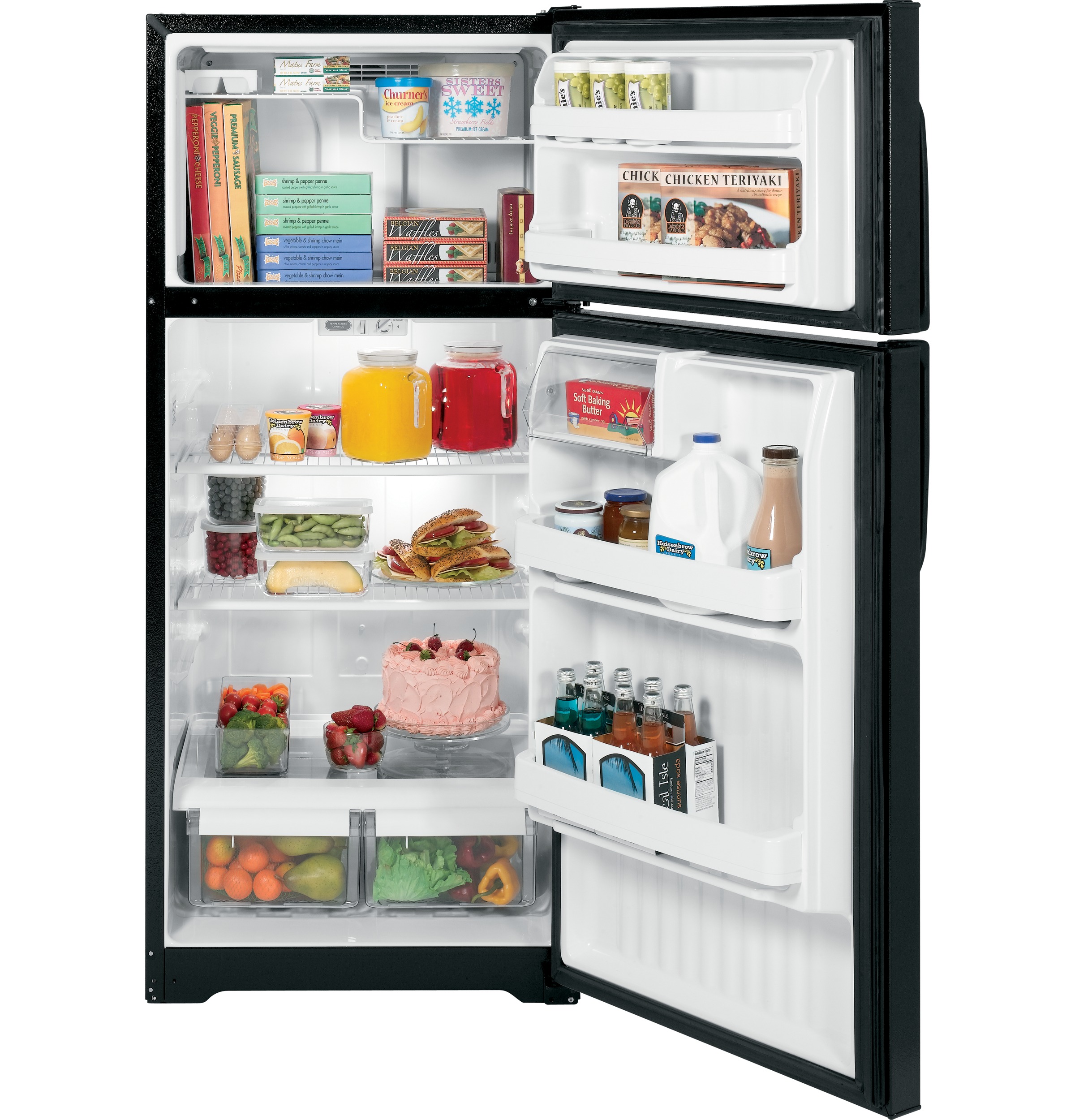 GE® ENERGY STAR® 16.5 Cu. Ft. Top-Freezer Refrigerator