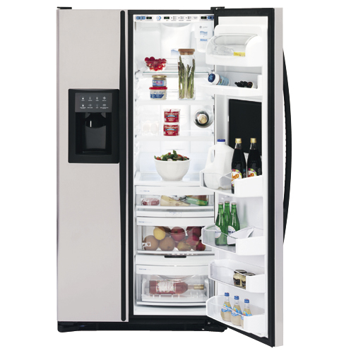 GE Profile Arctica CustomStyle™ 22.7 Cu. Ft. Stainless Side-By-Side Refrigerator