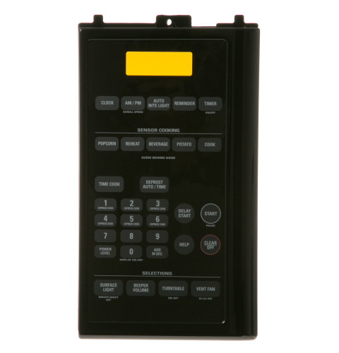 MICROWAVE CONTROL PANEL - BLACK