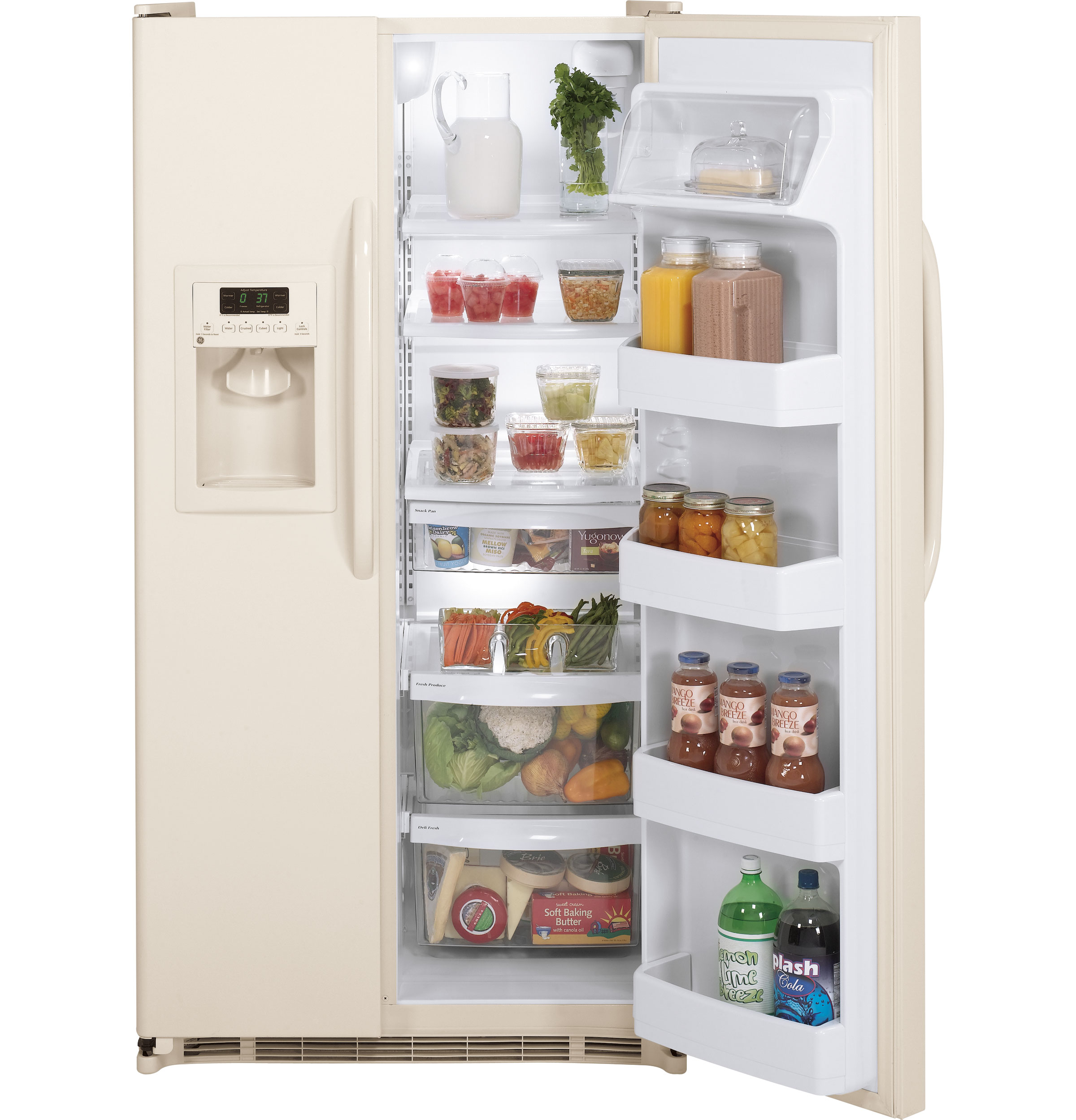 GE® ENERGY STAR® 25.3 Cu. Ft. Side-By-Side Refrigerator with Dispenser