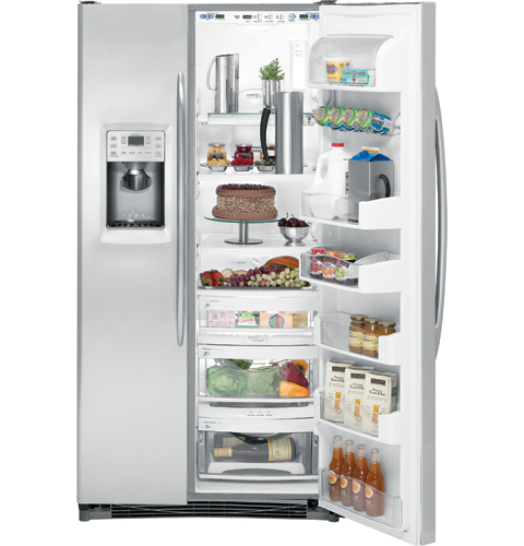 GE Profile™ Counter-depth 24.6 Cu. Ft. Stainless Side-by-Side Refrigerator