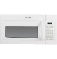 Hotpoint® 1.6 Cu. Ft. Over-the-Range Microwave Oven â Model #: RVM5160DHWW
