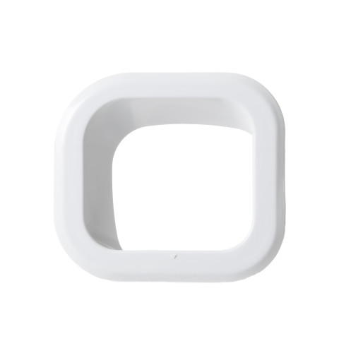 Refrigerator Ice Dispenser Chute - White