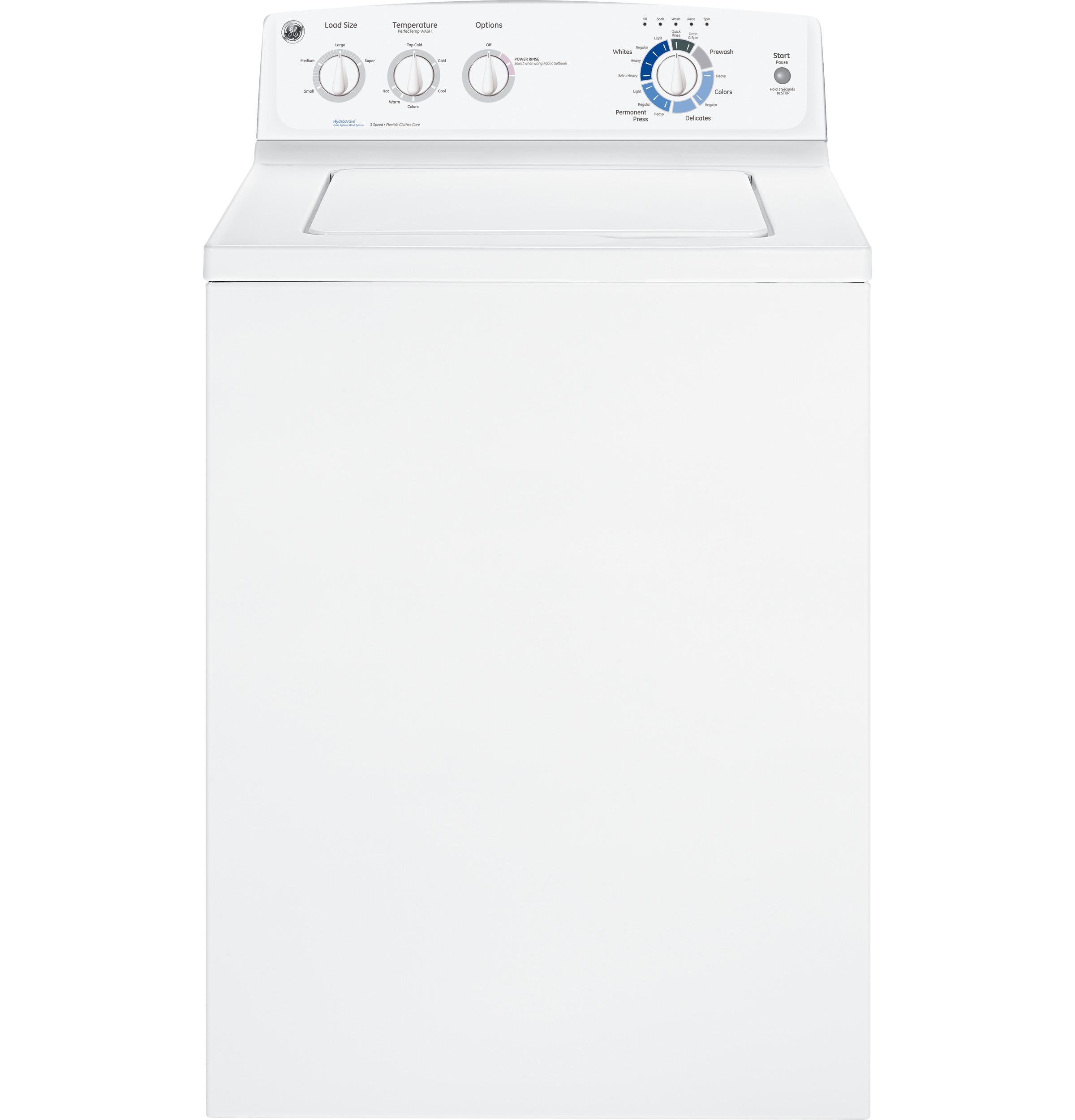 GE® 3.7 DOE cu. ft. capacity washer