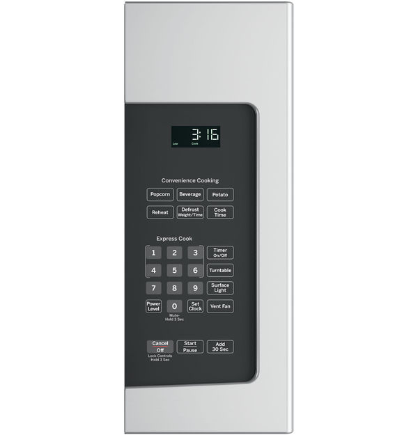 GE® 1.6 Cu. Ft. Over-the-Range Microwave Oven with Recirculating Venting|^|JNM3163RJSS