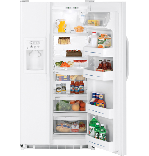 GE® ENERGY STAR® 23.1 Cu. Ft. Side-By-Side Refrigerator with Dispenser