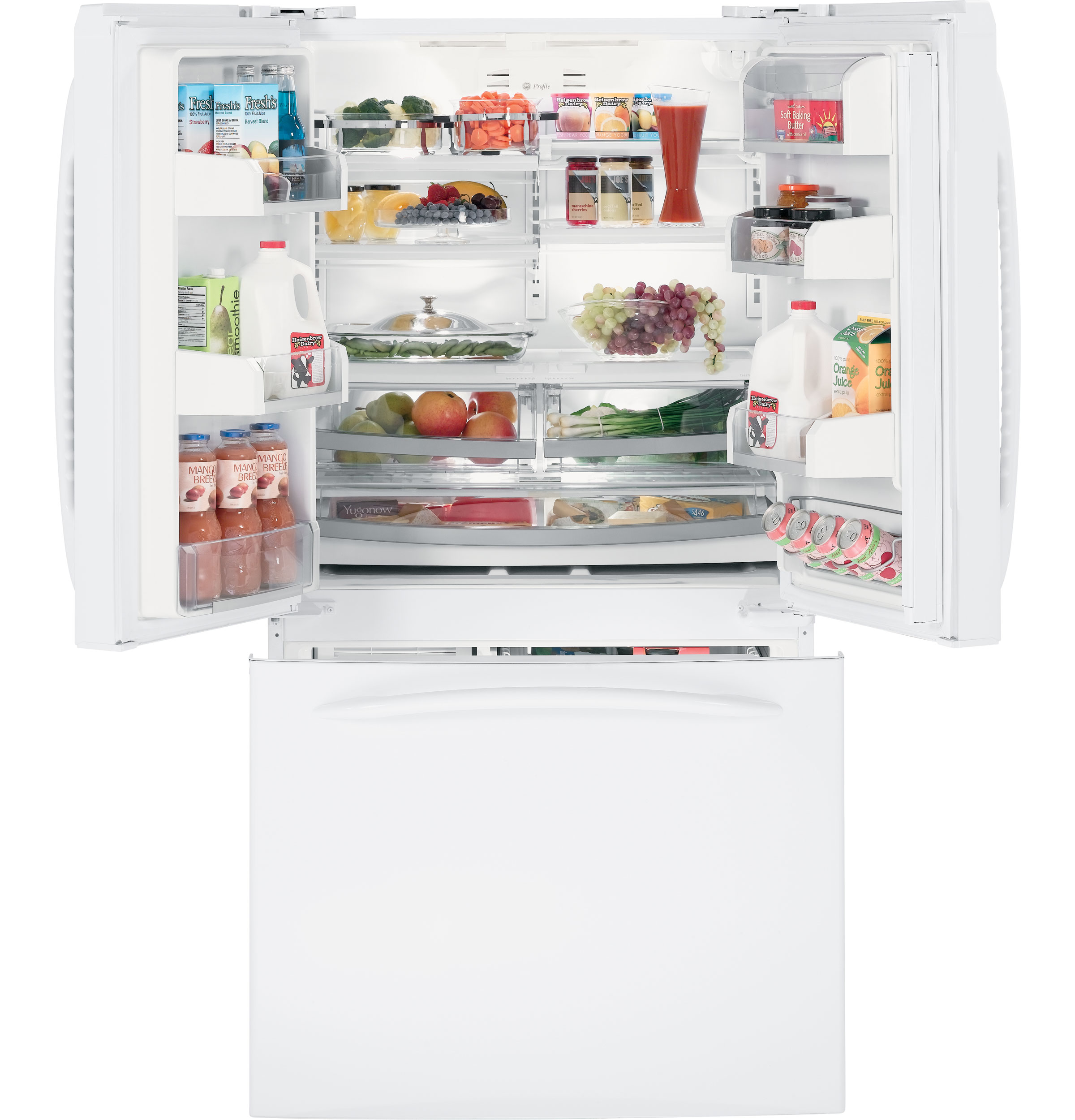 GE Profile™ ENERGY STAR® 20.9 Cu. Ft. French-Door Refrigerator