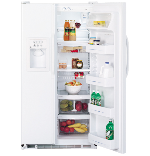 GE® 24.9 Cu. Ft. Side-By-Side Refrigerator with Dispenser