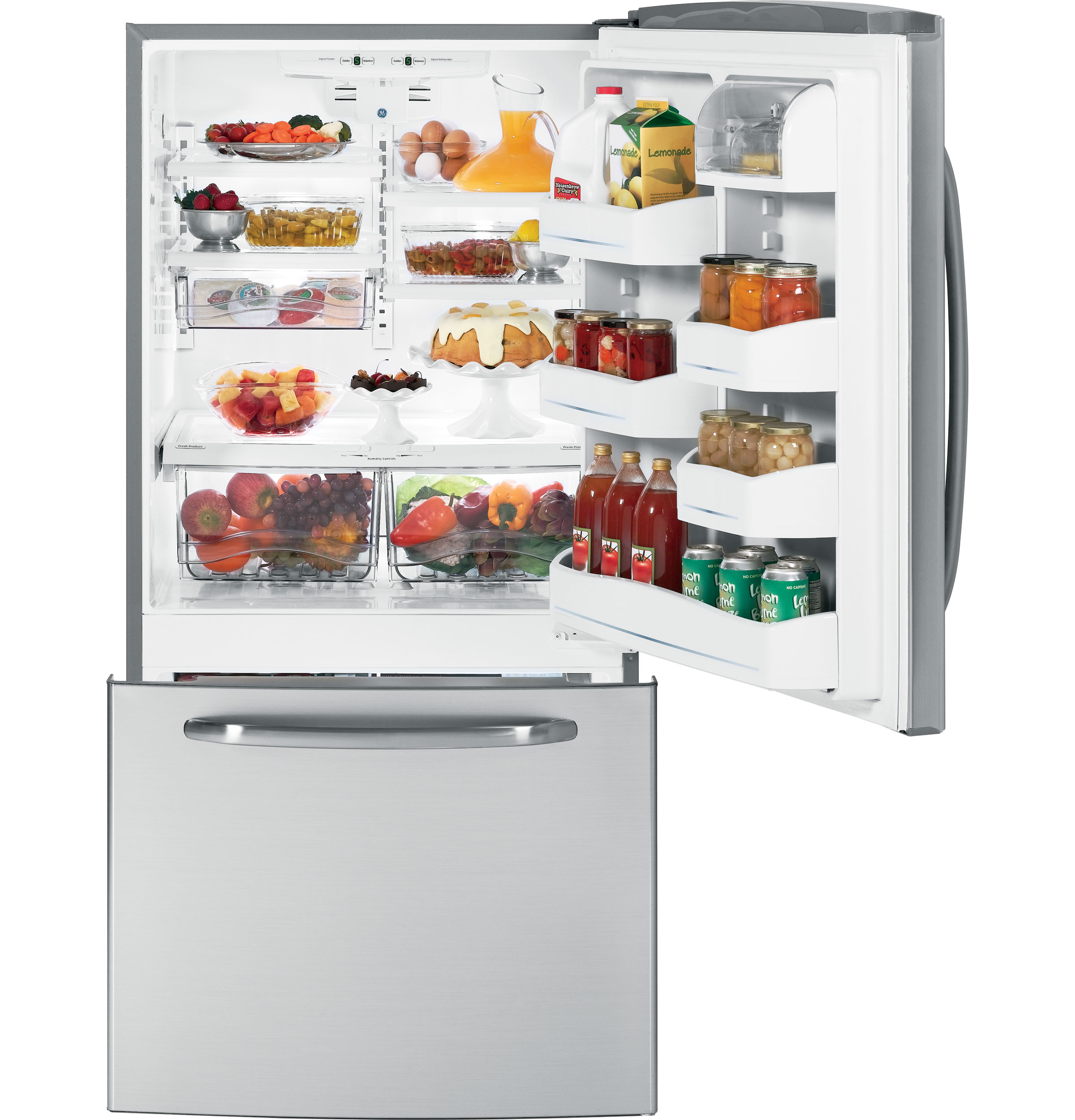 GE® ENERGY STAR® 22.7 Cu. Ft. Bottom-Freezer Drawer Refrigerator