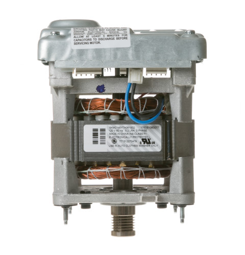 Laundry motor and inverter assembly