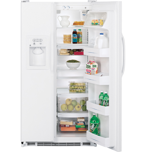 GE® 25.0 Cu. Ft. Side-By-Side Refrigerator with Dispenser