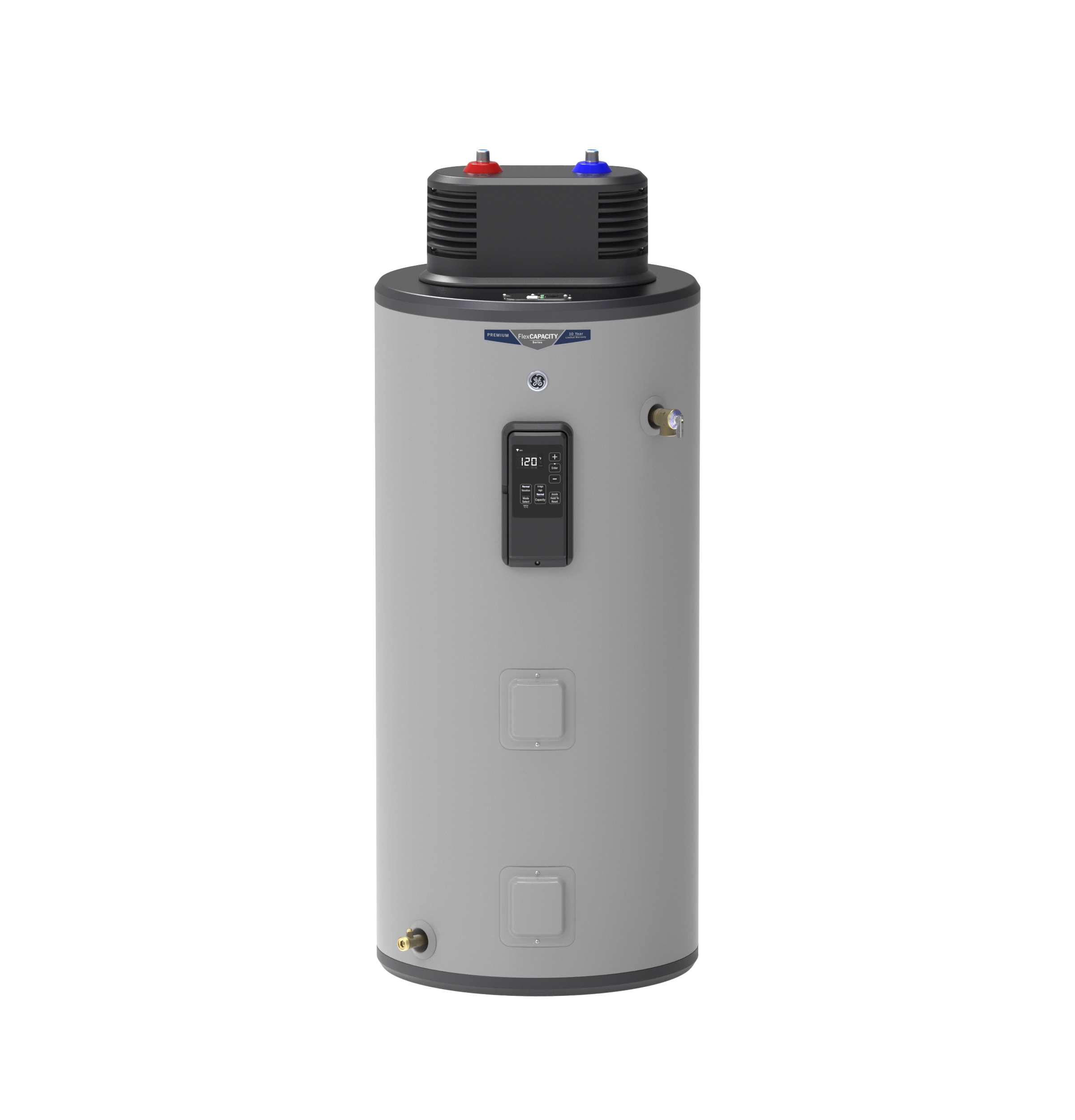 GE® Smart 50 Gallon Electric Water Heater with Flexible Capacity