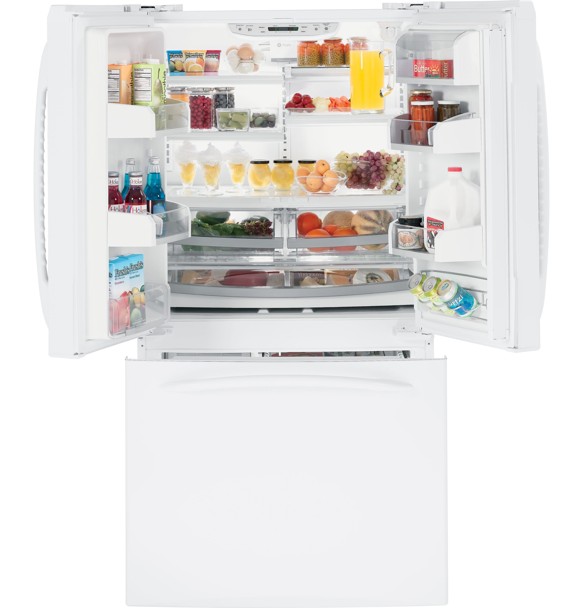 GE Profile™ ENERGY STAR® 25.1 Cu. Ft. French-Door Refrigerator with Icemaker