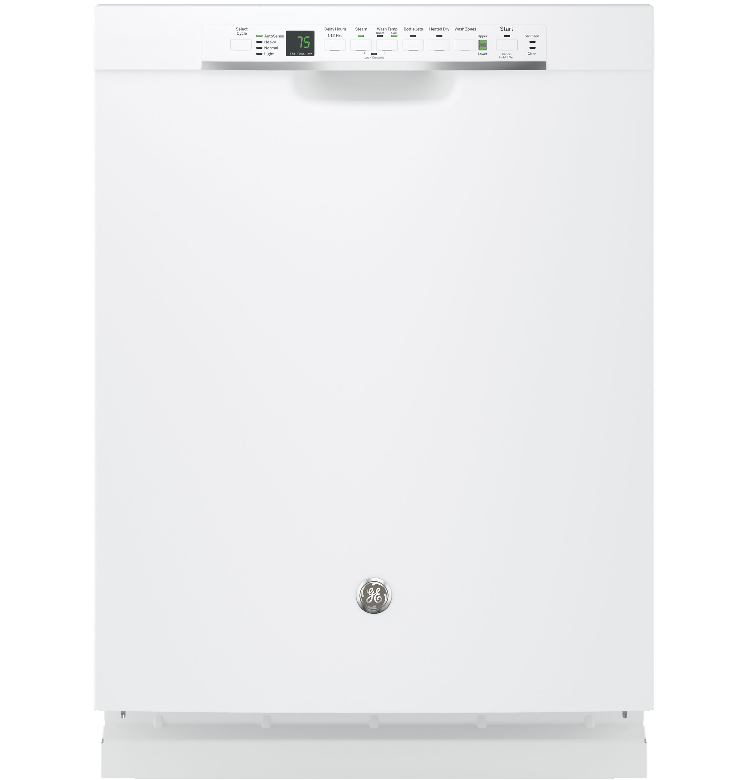 GE® Stainless Steel Interior Dishwasher with Front Controls