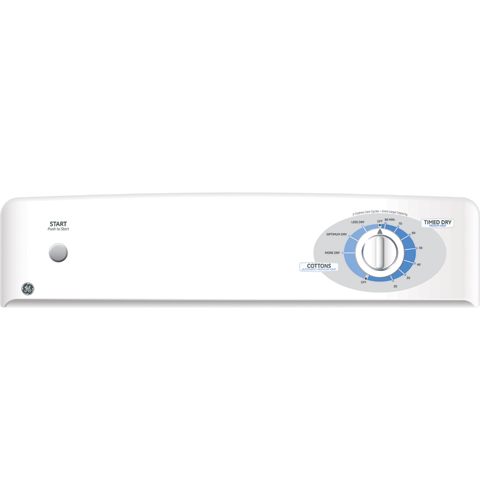 GE® 5.8 Cu. Ft. Extra-Large Capacity Gas Dryer