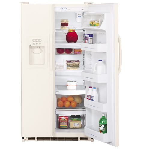 GE® 21.8 Cu. Ft. ENERGY STAR® Side-By-Side Refrigerator with Dispenser