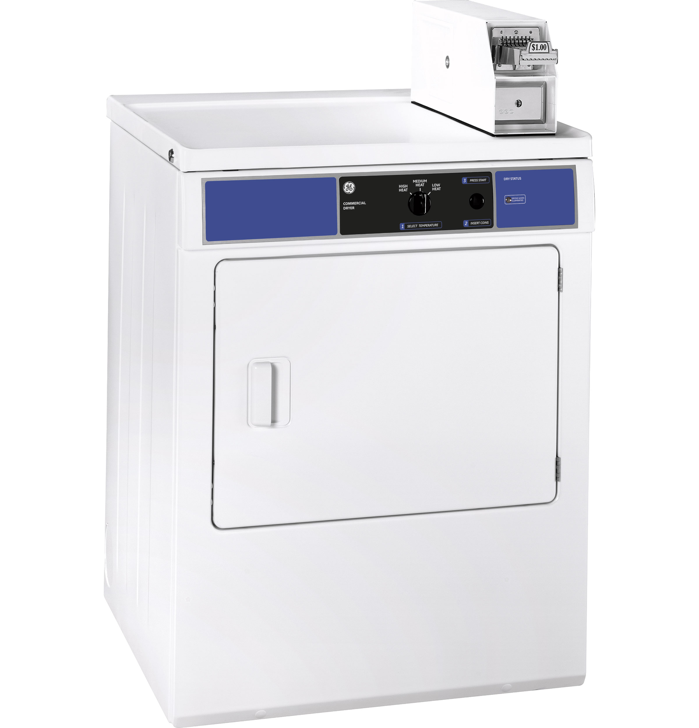 GE® 5.7 Cu. Ft. Commercial Frontload Gas Dryer