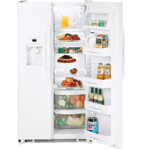 GE® 22.0 Cu. Ft. Side-By-Side Refrigerator with Dispenser