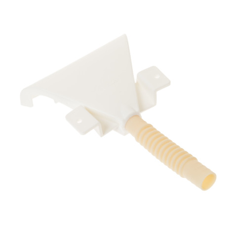 Clothes washer inlet fill spout