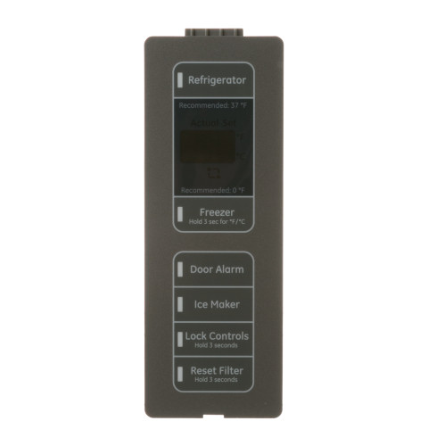 Refrigerator left door side control assembly (slate)