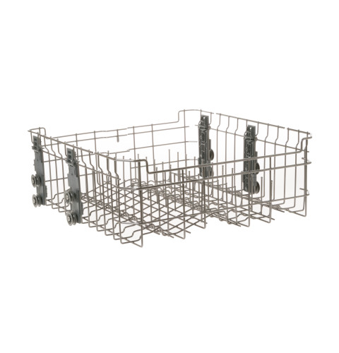 Dishwasher coated upper rack assembly